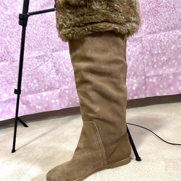 Sam Edelman Orlando Tan Suede And Faux 